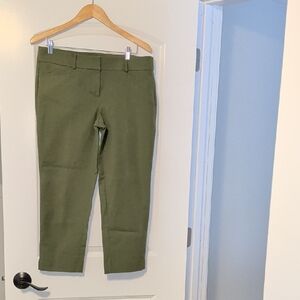 LOFT Dark Green Pants
